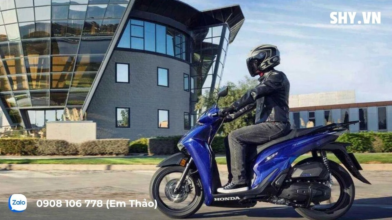 Honda SH Ý Vetro Blue 2026 (Xanh dương trong suốt)